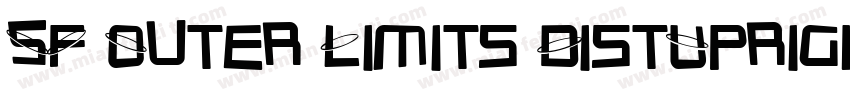 SF Outer Limits DistUpright字体转换